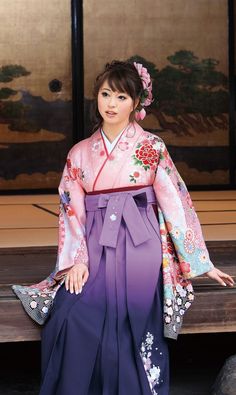 kimono hakama daisuki kun taishou yukata costumes nadeshiko folk geisha Kimono Clothes, Kimono Hakama, Japanese Style Dress, Japanese Fashion Women, Japan Dress, Moda Kimono, Japan Outfits, Japanese Traditional Clothing, Kimono Japan