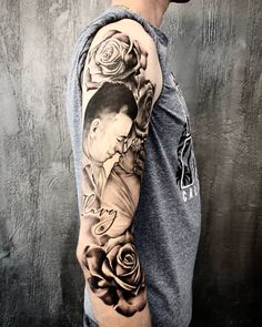 Black And White Sleeve Tattoo White Ink, Full Sleeve, Sleeve Tattoos, Tatting, Tattoo Designs