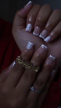 Cute Short Nails, Her Nails, French Acrylic Nails