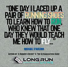 a quote from michael d'angelo on running shoes