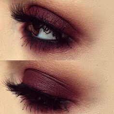 Burgundy eye make-up Kesha, Black Book, Eyes Makeup, Benefit Cosmetics, Black Mamba