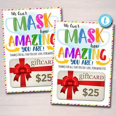 Can&#39;t Mask Amazing Gift Card Holder, Teacher Appreciation Week 2021 Can&#39;t Mask Our Gratitude School Pto, Staff Thank You, EDITABLE TEMPLATE Gift Card Holder Teacher, Staff Appreciation Week, School Pto, Nurse Appreciation Week, Or Nurse, Thrifty Thursday, Nurse Appreciation Gifts, Itinerary Template, Nurse Appreciation