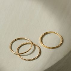 These sets of rings are handmade here in Waco by local artisan, Summer Ellis. Featuring three simple, elegant designs, these rings look beautiful whether worn stacked or solo. Minimalist Stackable Rings With Polished Finish, Minimalist Metal Stackable Rings, Minimalist Adjustable Hallmarked Stackable Rings, Adjustable Stackable Brass Rings, Handmade Minimalist Brass Stackable Rings, Stacking Ring Set, Look Beautiful, Elegant Designs, Local Artisans