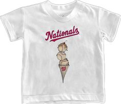 Baseball Season Fan Merchandise Tops, Short Sleeve Tops With Team Logo For Cheerleading, Cheerleading Team Logo Short Sleeve Tops, Baseball Season Fan Merchandise Short Sleeve Tops, Cheerleading Fan Apparel T-shirt, Cheerleading Fan Apparel T-shirt With Short Sleeves, Washington Nationals, Mommy And Me, Washington