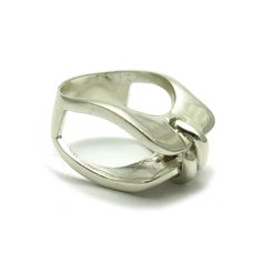 Sterling silver ring - R000510. Stamped 925. Approximate weight 12.2 grams. Top width 1.4cm (0.56 inches). All our jewels are made from solid sterling silver 925/1000 and are carefully crafted by hand in our family workshop. We dispatch your orders in 5 working days, worldwide and the postage is $5. We ship registered priority mail. Please allow 5-7 working days for delivery in Europe and 10-15 working days outside Europe. For any questions - please do not hesitate to contact me! Sterling Silver Open Band Silver Ring, Sterling Silver Ring With Open Band In Silver Color, Silver Sterling Silver Ring With Open Band, Sterling Silver Open Band Jewelry For Formal Occasions, Formal Sterling Silver Open Band Jewelry, Silver Hallmarked Open Band Ring, Silver Open Band Hallmarked Rings, Unique Sterling Silver Open Band Rings, Polished Sterling Silver Rings