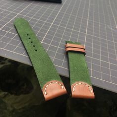 "This Watch Strap Made of top quality genuine leather and the stitching is immaculate.Every detail in this handcrafted product speaks of the care and effort that has gone into making this watch band durable,vintage and functional. Topside: genuine Leather Underside : leather All of our Handmade Leather Watch Strap and other product are fully personalizable, please just let me know what would you like to personalize / customize your own item, If you have any questions for us on this specific phone case, or any other product in my shop, or want to ask me about customized purchases - please let me know by clicking on the \"contact seller\" button. Thank you and happy shopping! See more our products on : Facebook: https://www.facebook.com/Salamcraft/ Pinterest: https://www.pinterest.com/salamc Handmade Green Watch Accessories As Gift, Handmade Green Watch Accessories Gift, Leather Strap Watches As Gifts, Handmade Green Watch Bands For Everyday Use, Customizable Green Watch Bands For Gift, Green Leather Watch Bands With Bracelet Strap, Leather Bracelet Strap For Watch, Everyday Wear, Green Leather Watch Strap, Leather Wrist Strap For Watches, Everyday Use