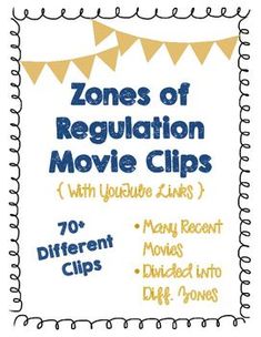 a sign that says zones of regulation movie clips