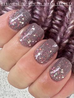 Color Street Mani, Wine Nails, August Nails, Happy Nails, Glitter Gel Nails, Pretty Nail Designs, Shiny Nails, Glam Nails