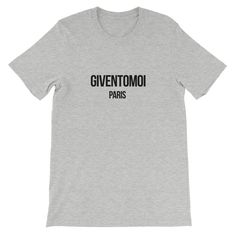 This GIVENTOMOI PARIS t-shirt is a play on words that will make you do a double-take to the famous fashion houses out there. For those fashion conscious men who want to add a piece of luxury streetwear to their wardrobe this t-shirt to make that fashion statement that will get you noticed. This classic GIVENTOMOI PARIS t-shirt is a light feel. Pre-shrunk to make sure your size to maintain throughout several washes, and a classic fit. This t-shirt is everything you've dreamed of and more. It feel Balmain Style, Paris T Shirt, Slogan Tee, Black Culture, Love T Shirt, Knitted Tshirt, Black Love, Graphic Tee Shirts, Luxury Streetwear