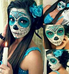 Caveira mexicana Halloween Makeup Pretty, Pretty Halloween