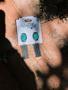 Burnished Silver Elongated Dotted Earring on Turquoise Post 2.5" long Perfect pair of Earrings to wear with Navajo Beads or Western Jewelry Add some flare to your outfit with these stunning earrings Western Jewelry, Stunning Earrings, Perfect Pair, Dots, Turquoise, Beads, Silver, Western Jewellery