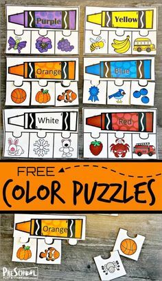 the free color puzzles for kids to practice their handwriting and number recognition skills on halloween