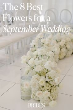 the 8 best flowers for a september wedding by bridals and bridesmaids