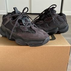 Yeezy 500 Utility Black Size 5 Condition 9/10 Worn Only Once For Sizing With Original Box. More Pictures Upon Request Yeezy 500 Utility Black, Yeezy Black, Shoes Yeezy, Yeezy 500, Yeezy Shoes, More Pictures, Womens Shoes Sneakers, 9 And 10, Black Color