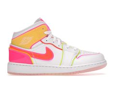 Where To Get Nike Shoes, Edge Glow Jordans, Jordan 1 Mid Edge Glow, Slay Shoes, Swaggy Shoes, Preppy Shoe, Preppy Wishlist, Shoes List, Shoes Preppy