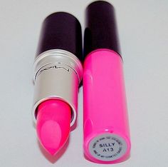 Mac lipstick, love the color it's called silly  Need it Hot Pink Things, Glitter Lipstick, Pink Things, All Things Beauty