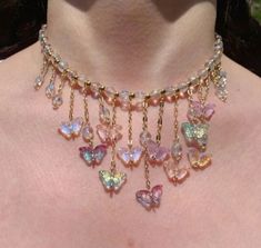 Chokers Aesthetic, Fairy Choker, Y2k Choker, Cute Jewelry Necklaces, Princesscore Cottagecore, Skirt Overalls, Plus Size Shoes, Dresses Corset, Pastel Jewelry