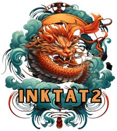 an image of a dragon with the words inktat 2