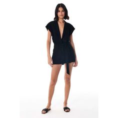 New With Tag No Flaws Young Broke & Fabulous Yfb Wren Tencel Low Cut Short Sleeve Wrap Romper Medium Black Rn 106691 Stock Photo Is A Newer Style But Same Concept, My Romper Does Not Have Belt Looks Black Summer Jumpsuits And Rompers With Tie Waist, Black Summer Jumpsuit With Tie Waist, Black Belted Jumpsuits And Rompers For Spring, Casual Belted Jumpsuits And Rompers For Night Out, Fitted Black Jumpsuits And Rompers With Tie Waist, Black Fitted Jumpsuit With Tie Waist, Wrap Romper, Romper Black, Short Cuts