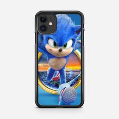 sonic the hedgehog iphone case with an image of his face and tail on it