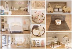 a collage of photos showing various rooms and furniture