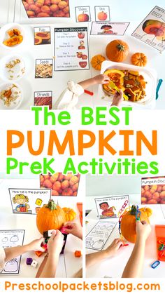 the best pumpkin prek activities