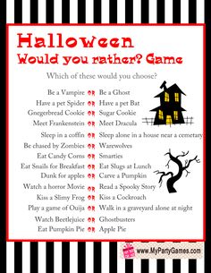 a halloween game is shown with the words, what do you think? and an image of