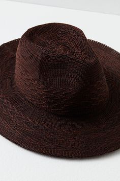 Add an effortless detail to your outfits with this sleek wide brim hat, featured in a packable design so you can look chic anywhere the wind takes you. **Features:** Structured style, packable design, woven fabrication, dipped crown, wide brim **Why We | Arrow Woven Packable Hat by Free People in Brown Packable Hat, Wide Brimmed Hats, Brim Hat, Boho Clothing, Wide Brimmed, Look Chic, The Wind, Boho Outfits, Free People