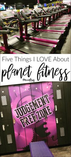 an empty gym with the words five things i love about prenatt fitness