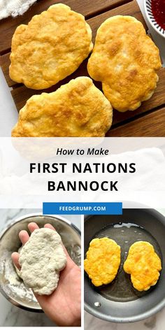 how to make first nation's bannock with bread and cream in it