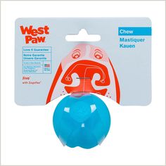 West Paw Zogoflex Jive Ball Dog Chew Toy   Bouncing Toys for Dogs, Fetch, Catch, Toys For Dogs, West Paw, Paw Design, Water Toys