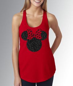 Disney Half Marathon, Disney Worlds, Disney Running, Disney Trip Outfits, Red Disney, Disney Tank, Disney Races, Disney Marathon