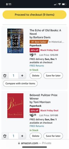 an image of the amazon kind of book listing page for books to read and sell