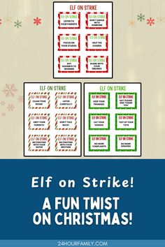 the elf on strike game for christmas