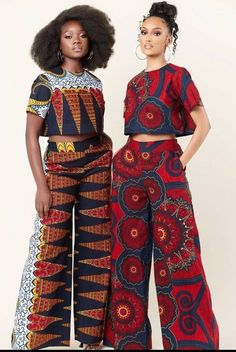 Ankara Two Piece Set African Print Pants Ankara Crop Top and - Etsy Summer Printed Wide Leg Sets, Summer Two-piece Set With Wide-leg Pants, Summer Wide Leg Two-piece Set, Matching Set With Straight Pants, Red Wide Leg Summer Sets, Red Wide Leg Sets For Summer, Summer Two-piece Set Crop Top With Wide Leg, Summer Cropped Pant Set, Bohemian Wide Leg Palazzo Set