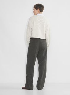 THE EFFORTLESS PANT™ | Aritzia Effortless Pant, Sweat Vest, Knife Pleats, Fall Staples, Fall Essentials, Twill Pants, High Rise Pants, Big Bags, Romper With Skirt