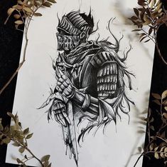 Soul Of Cinder Tattoo, Black Knight Tattoo, Wraith Tattoo, Knight Sleeve Tattoo, Dark Souls Drawing, Dark Knight Tattoo, Ghost Of Tsushima Tattoo Ideas, Dark Souls Art Drawing, Knight Artorias Tattoo