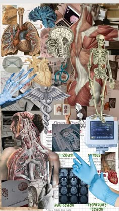 the cover of an article about science and technology, with images of human body parts