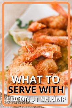 what to serve with coconut shrimp