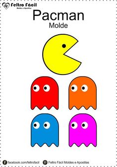 the pacman model for children to learn how to make pac - man and pacman