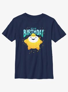 100% CottonWash cold; dry lowImportedListed in youth sizes Disney Wish, Star Birthday, My Star, Its My Birthday, In Store, Disney, Birthday, T Shirt