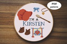 i'm a kirsten cross stitch pattern