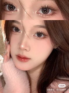 Makeup Ideas Korean Natural, Aygeosahl Makeup, Simple Makeup Looks Korean, Douyin Natural Makeup, Makeup Looks Douyin, Simple Douyin Makeup, Natural Douyin Makeup, Natural Makeup Korean, Simple Korean Makeup