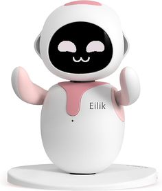 Amazon.com: ENERGIZE LAB Eilik Pink - Touch Interactive Toys, Cute Robot Pets with Abundant Emotions. Idle Animations&Mini-Games, Unique Gift for Girls & Boys. Support Update. : Toys & Games Play Place, Cute Robot, Unique Gifts For Girls, Unique Gifts For Kids, Cool Gifts For Kids, Kids Gift Guide, Robot Toy, Kid Toys, Mini Games