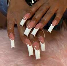 Hard Nails, Diy Acrylic Nails, Ombre Acrylic Nails, French Tip Acrylic Nails, Y2k Nails, French Acrylic Nails, Dope Nail Designs