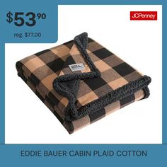 the bedding is $ 53 99 and it has a black and tan checkered pattern