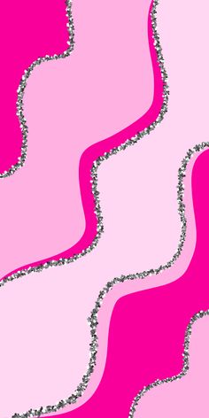 an abstract pink background with silver sparkles and wavy lines on the bottom right corner