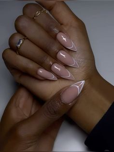 Glow Nails, Glam Nails, Short Acrylic Nails Designs, Pink Acrylic Nails, Neutral Nails, Hot Nails, Fabulous Nails, Fire Nails