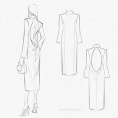 a woman's dress and jacket sewing pattern