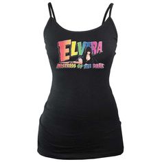 Show your pride with the Elvira Rainbow Lay Down Long Cami Top. Featuring the Mistress of the Dark in a sexy laying pose with her rainbow logo. This long cami top features a super soft feel cotton spandex blend that hugs you in all the right places with adjustable spaghetti straps for a perfect fit. Hand printed and designed in Los Angeles exclusively for Elvira's Official Bootique. Stretch Multicolor Cami Top, Laying Pose, Rainbow Graphic Print Tops For Pride, Rainbow Print Tops For Pride, Stretch V-neck Camisole For Sleep, Unif Angel Top, Rainbow Logo, Summer Goth, Hug You